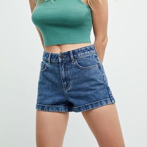 PacSun Timmy Blue Denim Mom Shorts RUNS LARGE